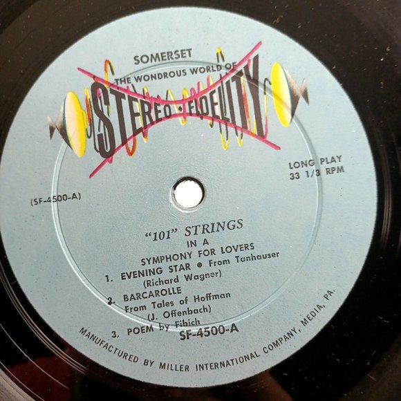 101 Strings In A Symphony For Lovers Collectors Vinyl 50s *MINOR WEAR - Picture 9 of 14